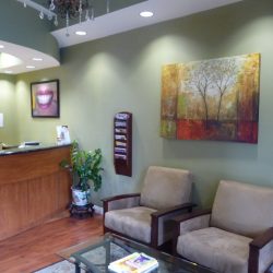 Napeloni Dental office Reception in Northridge, CA